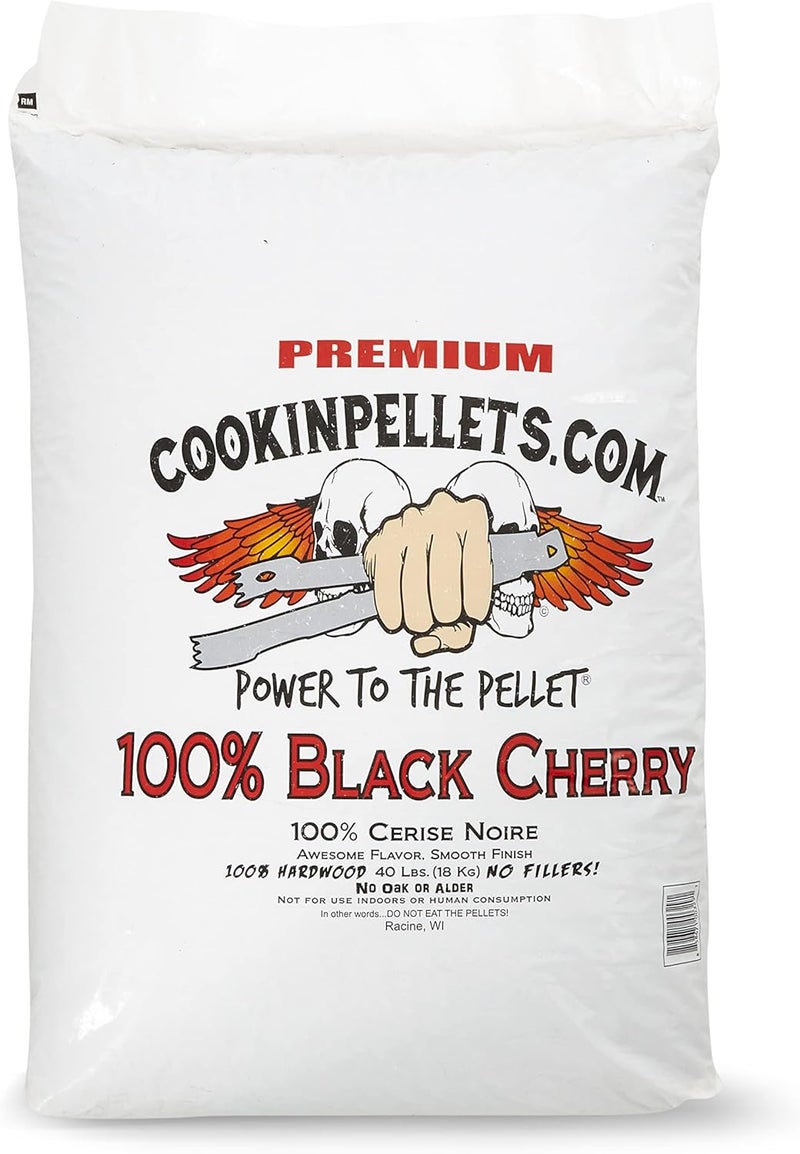 CookinPellets Black Cherry Smoker Smoking Hardwood Wood Pellets Bundle w/ Premium Hickory Grill Smoker Smoking Wood Pellets, 40 Lb Bags - Image 3